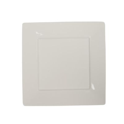 Image of Square White Charger 12"